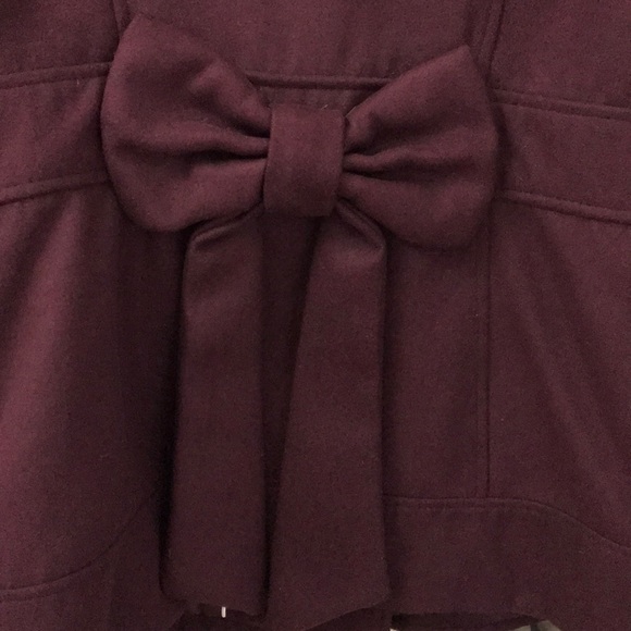 Pink envelope burgundy coat! - Picture 5 of 5